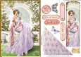 Art Deco Lola Bookmark Card Lilac