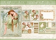 Art Nouveau Delphine 4 Sheet Mini Kit Green