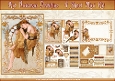 Art Nouveau Delphine 4 Sheet Mini Kit Gold
