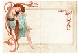 Art Nouveau Delphine Aqua
