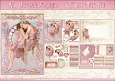 Art Nouveau Delphine 4 Sheet Mini Kit Pink