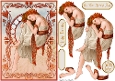 Art Nouveau Delphine Cream