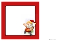 Rugby Gnome Red, Yellow 8x8 Quick Card Insert