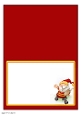 Rugby Gnome Red, Yellow Slider Card Insert