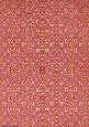 Art Nouveau Delphine Patterned Stripe Dark Pink