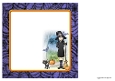 Halloween Witch 8x8 Quick Card insert