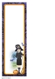Halloween Witch Large Vertical DL Insert