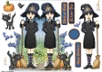 Halloween Witch Shaped Design