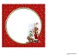 Christmas Clay Pigeon Shooting Dude 2 7x7 Quick Card Insert