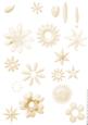Shabby Chic Flower Petal Sets (cream)