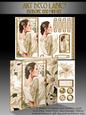 Art Deco Pandore (cream) 8x8 Mini Kit