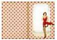 1950's Pin Up Girl Eva Grace Insert (retro)