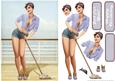1950's Pin Up Girl Alice May (lilac)