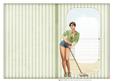 1950's Pin Up Girl Alice May (green) Insert