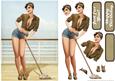 1950's Pin Up Girl Alice May (brown)