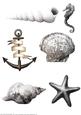 Seaside Embellishments (black)