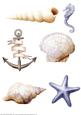 Seaside Embellishments (lilac)