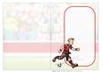 Football Dude Black and Red Insert