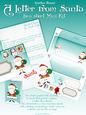 A Letter from Santa (unisex Nameless Blue)