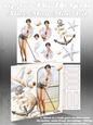 1950's Pin Up Girl Alice May Mini Kit (white)