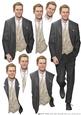 Art Deco Gentleman Antonio (cream) Decoupage Sheet