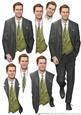 Art Deco Gentleman Antonio (green) Decoupage Sheet