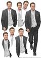 Art Deco Gentleman Antonio (white) Decoupage Sheet