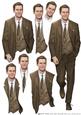Art Deco Gentleman Antonio (brown) Decoupage Sheet