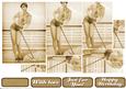 1950's Pin Up Girl Alice May Pyramid (sepia)