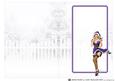 1950's Pin Up Eva Grace (purple) Insert