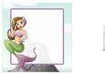 Mermaid Brown Hair Dudess 8x8 Insert