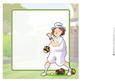 Lawn Bowls Lady 2 8x8 Insert