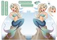 Blonde Hair Mermaid Dudess Shaped