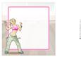 Fitness Dancer Dudess Blonde Hair 8x8 Insert