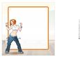 Fitness Dancer Dudess Red Hair 8x8 Insert