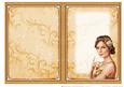 Art Deco Lady Athena Gold Insert