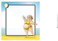 Yellow Polka Dot Dudess 8x8 Insert