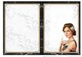 Art Deco Lady Athena Black Insert