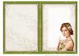 Art Deco Lady Athena Green Insert