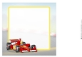 Formula 1 Racing Car Dude 8x8 Quick Card Insert