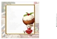 Mrs Christmas Pudding Mouse 8x8 Quick Card Insert