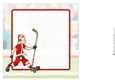 Christmas Hockey Dude 8x8 Quick Card Insert