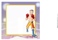 Boxer Dude Yellow 8x8 Quick Card Insert