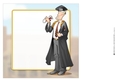Graduation Dude Blonde 8x8 Quick Card Insert