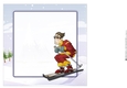 Skier Dude Red 8x8 Insert