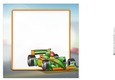 Formula 1 Racing Car Dude Green 8x8 Insert