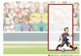 Football Dude Spanish Red and Blue Insert
