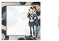 Teddy Boy Dude Blue 8x8 Insert