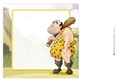 Caveman Dude Yellow 8x8 Insert