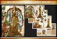 Art Deco Lady Sophia 4 Sheet Mini Kit Gold